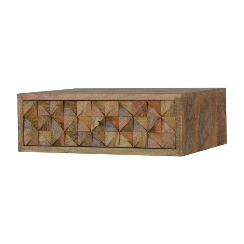 Floating Diamond Carve Bedside - Image 2