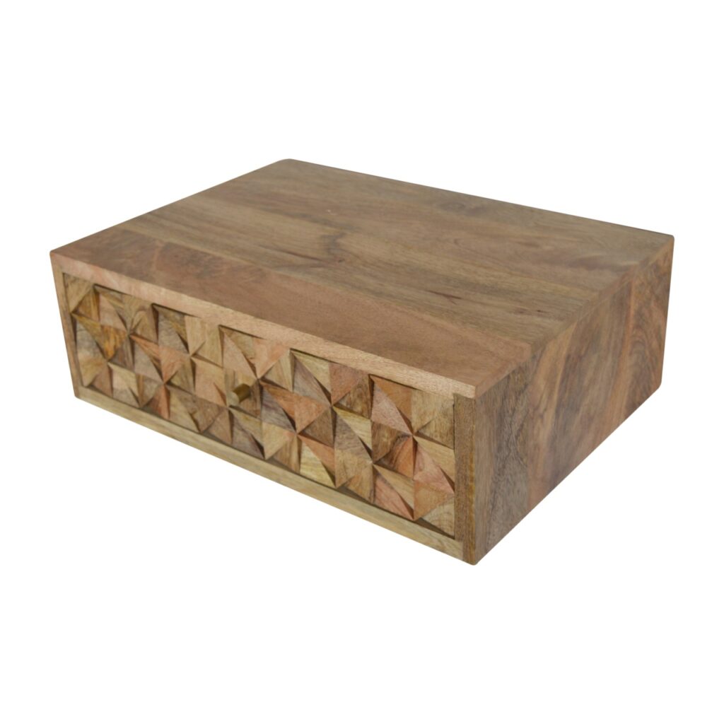 Floating Diamond Carve Bedside - Image 5