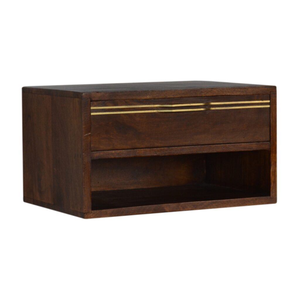 Floating Brass Handle Bedside - Image 3