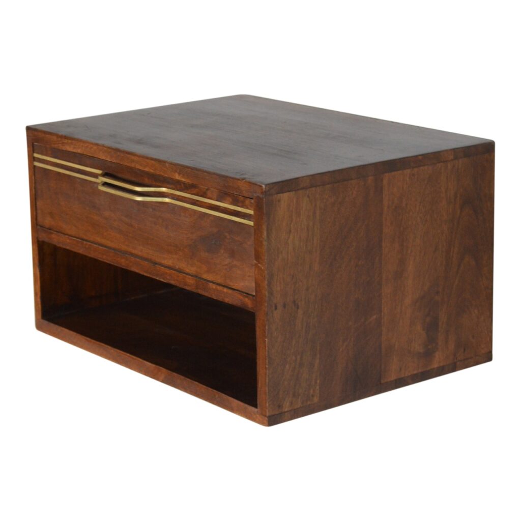 Floating Brass Handle Bedside - Image 5