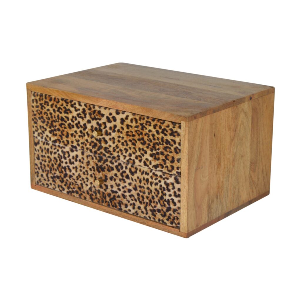 Wall Leopard Print Bedside - Image 5