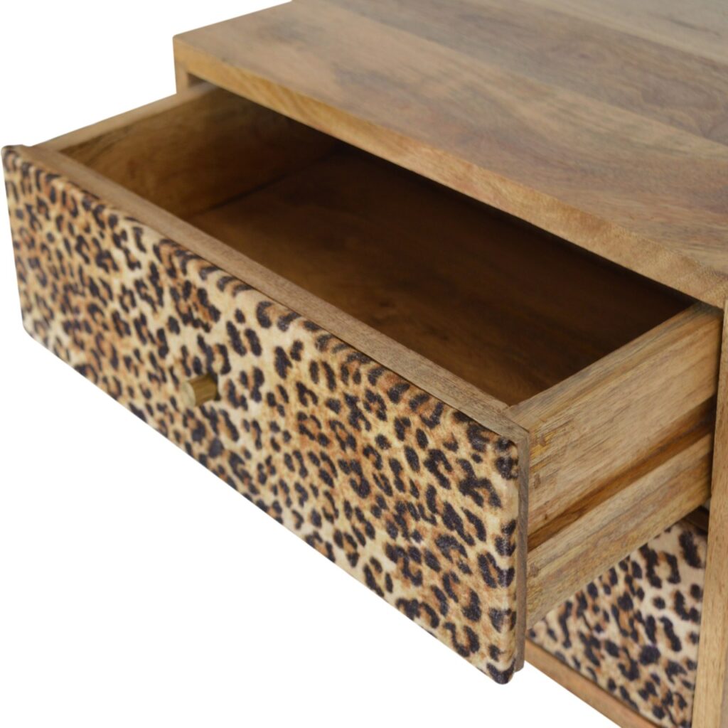 Wall Leopard Print Bedside - Image 6