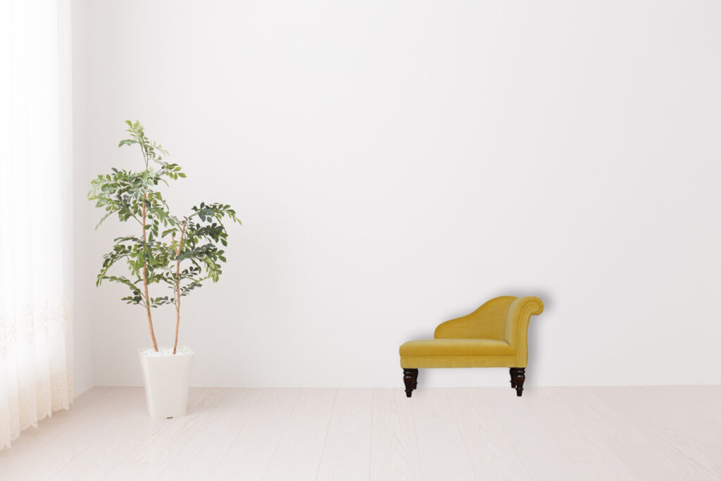 Mustard Velvet Chaise - Image 12