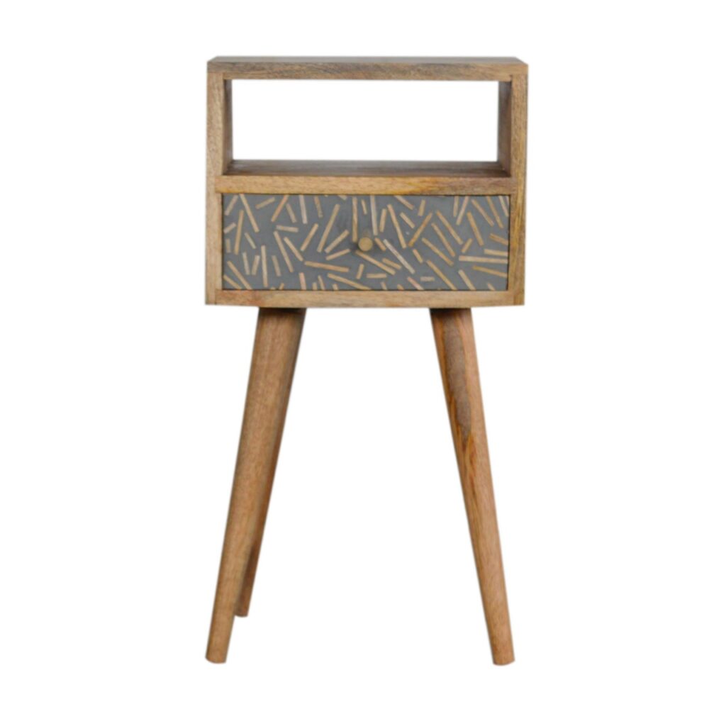 Mini Cement Chip Drawer Bedside - Image 2