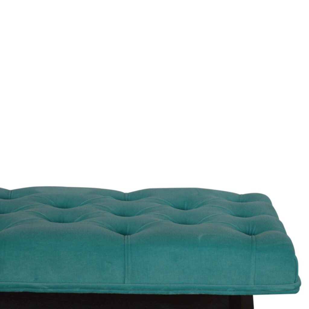Nordic Style Turquoise Bench - Image 5