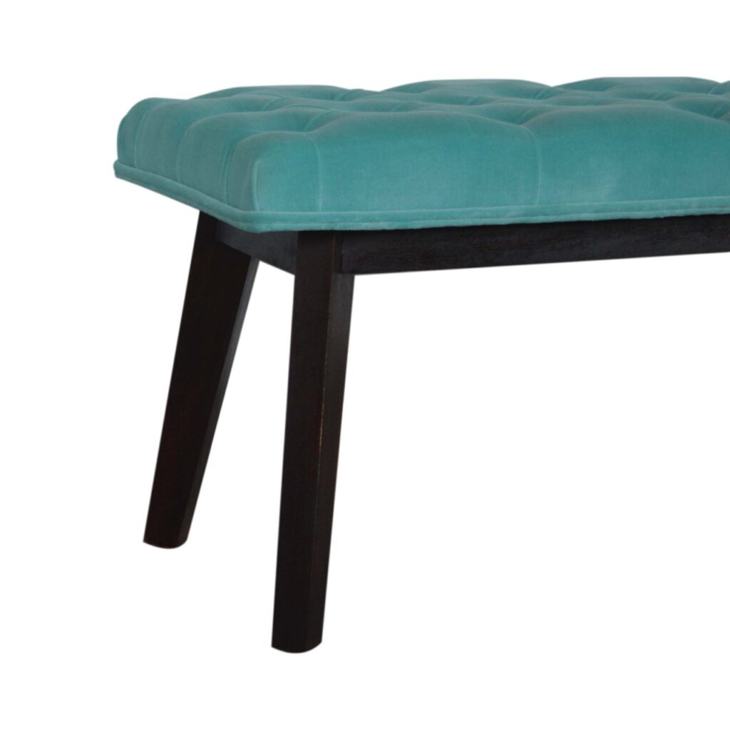 Nordic Style Turquoise Bench - Image 7