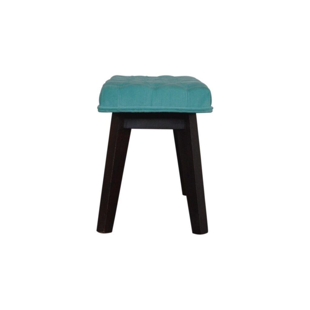 Nordic Style Turquoise Bench - Image 9