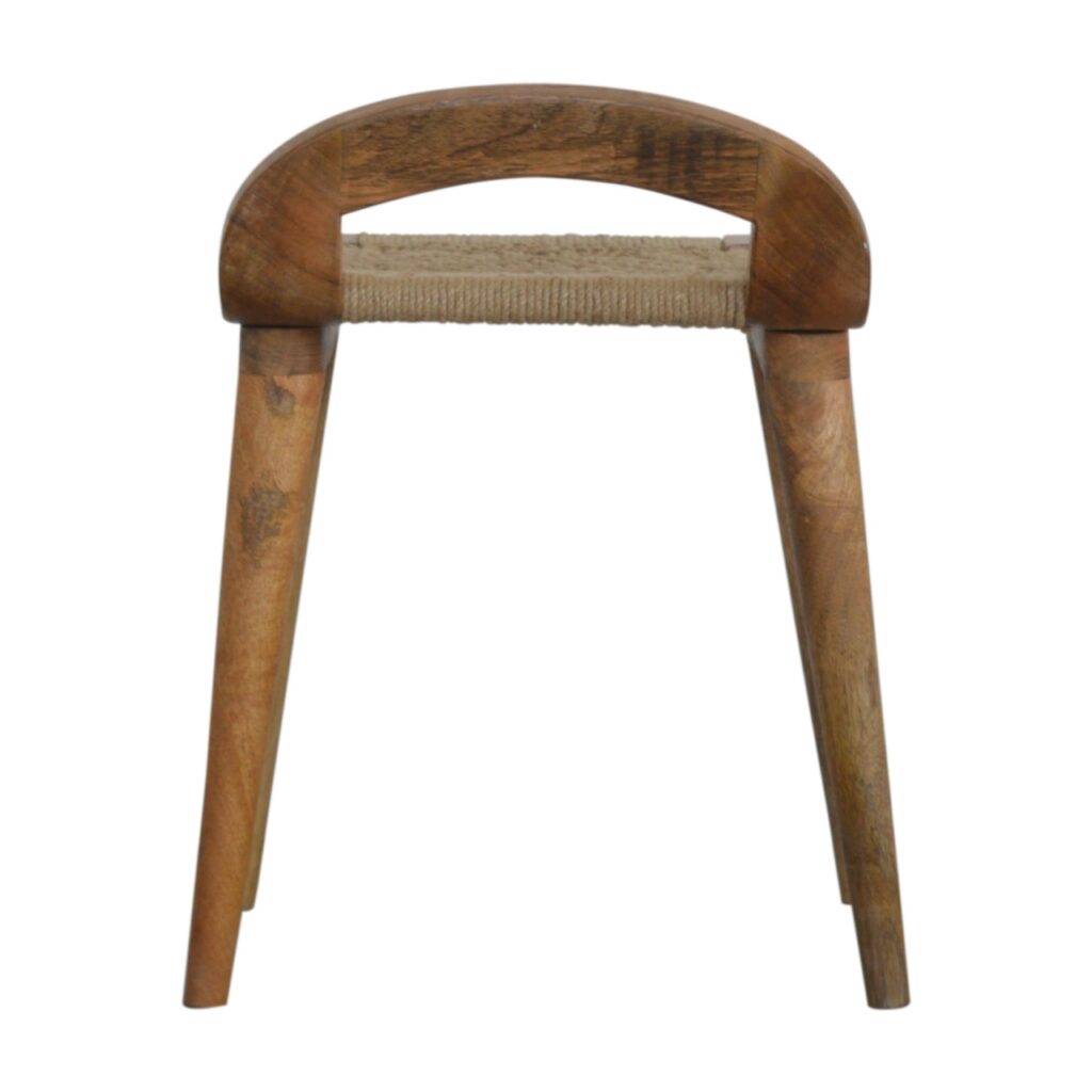 Woven Raised Back Stool - Image 9