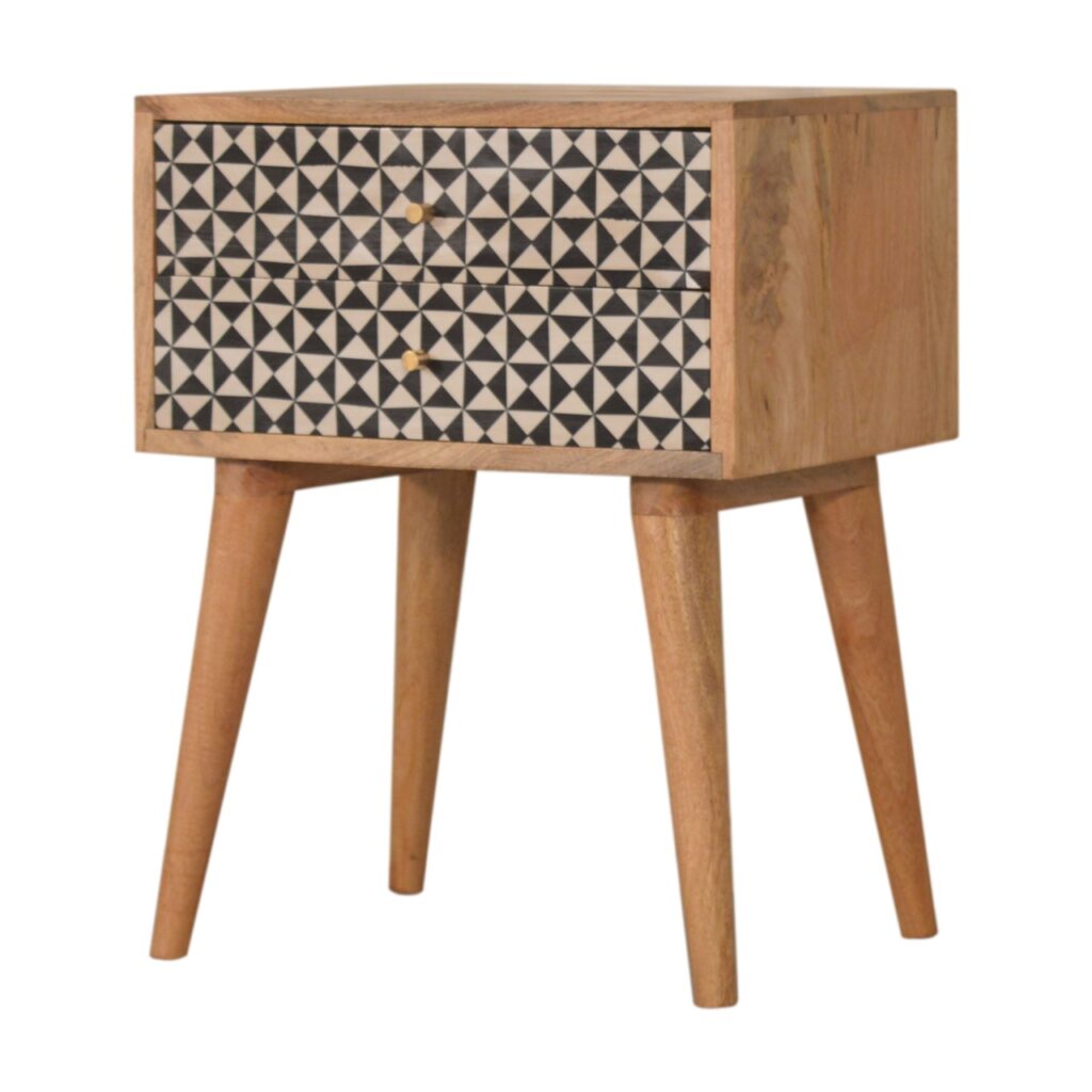 Rafina 2 Drawer Bedside - Image 2