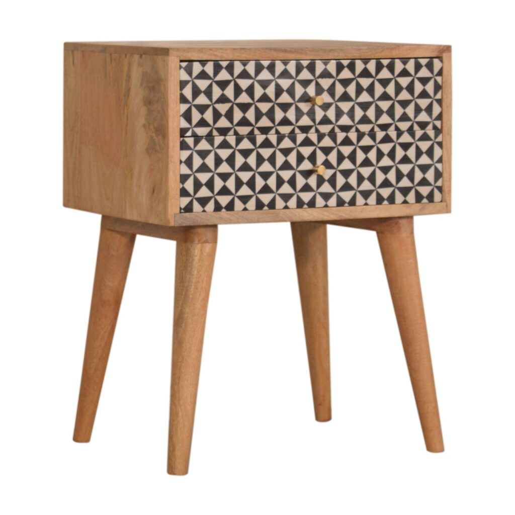 Rafina 2 Drawer Bedside - Image 3
