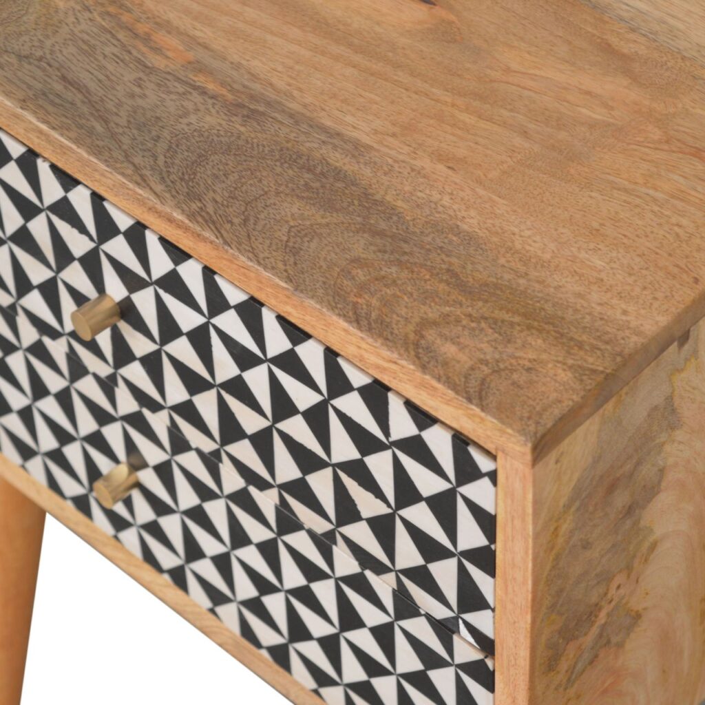 Rafina 2 Drawer Bedside - Image 5
