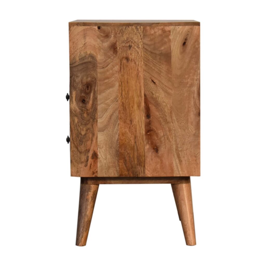 Diamond Print Open Slot Bedside - Image 9