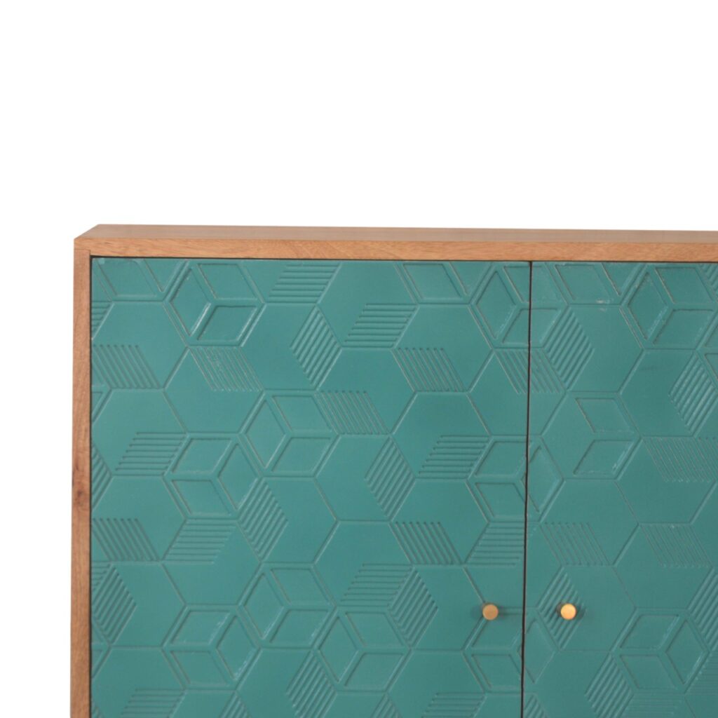Acadia Teal Cabinet - Image 5