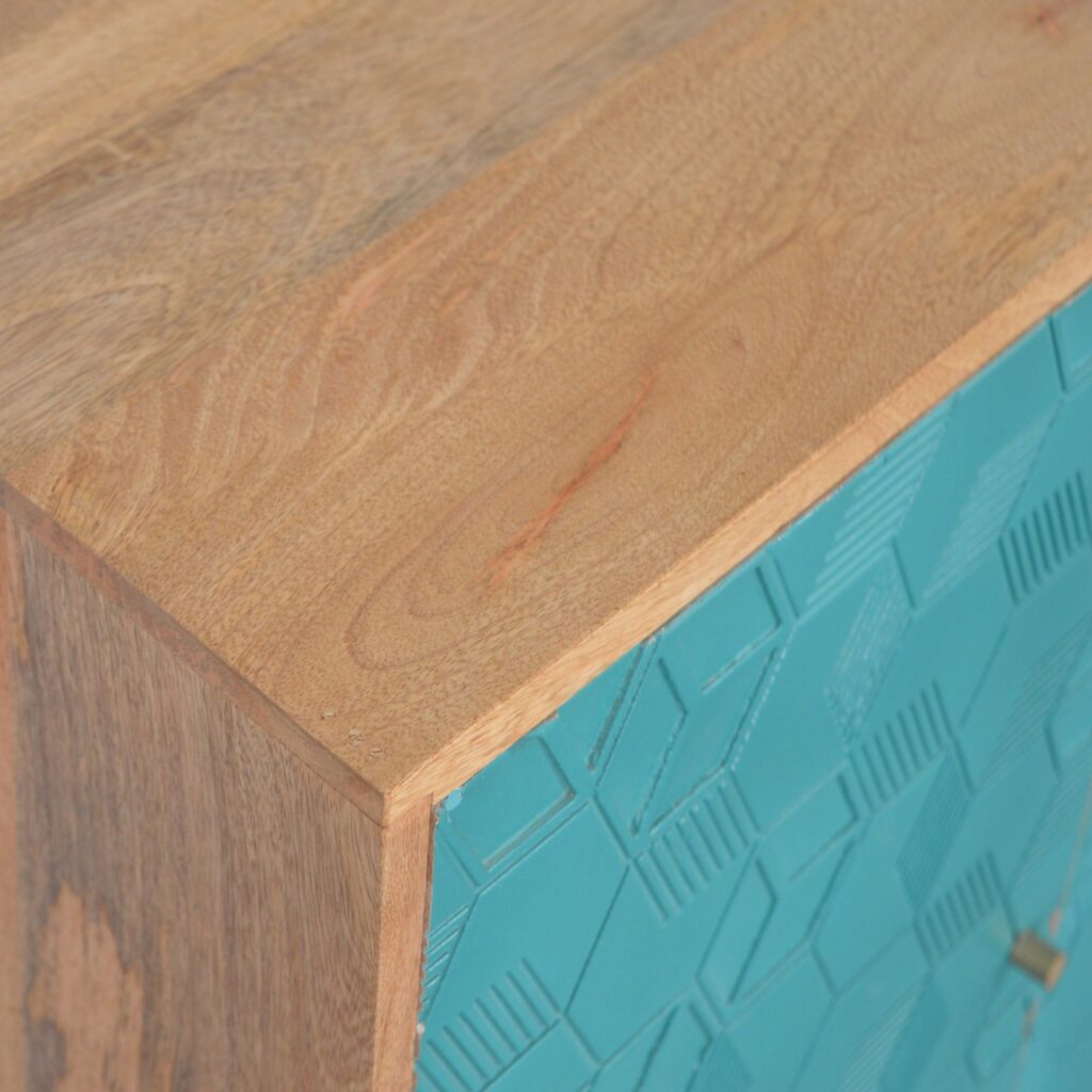 Acadia Teal Cabinet - Image 6