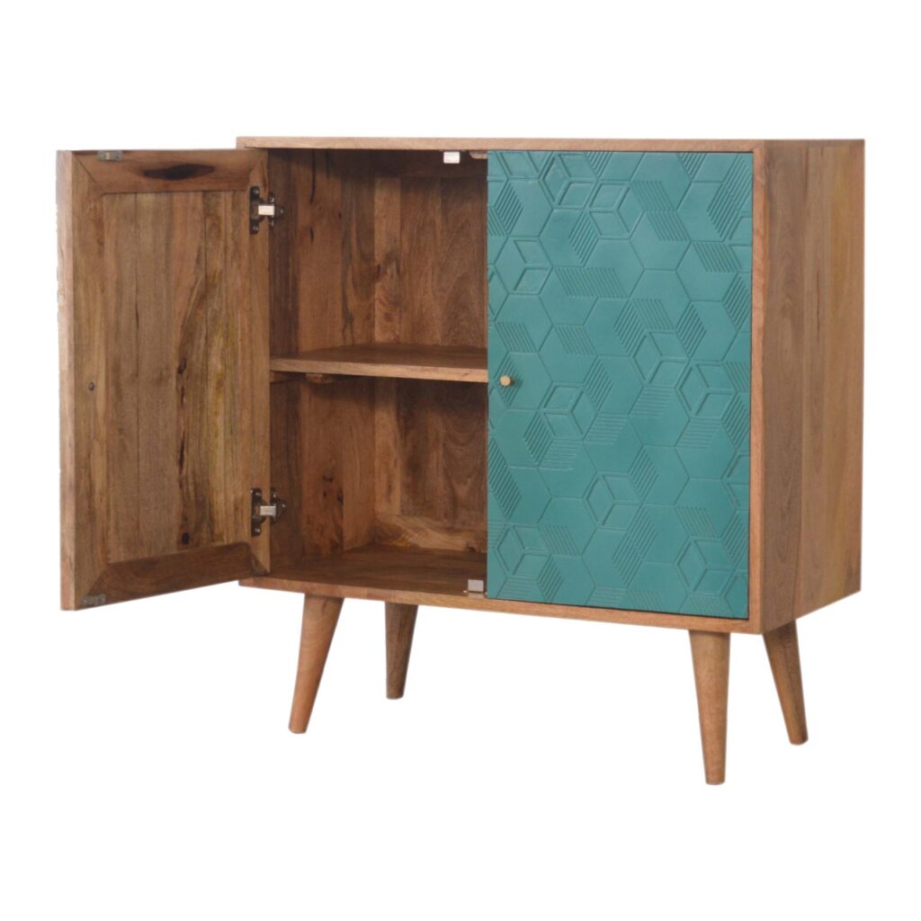 Acadia Teal Cabinet - Image 7