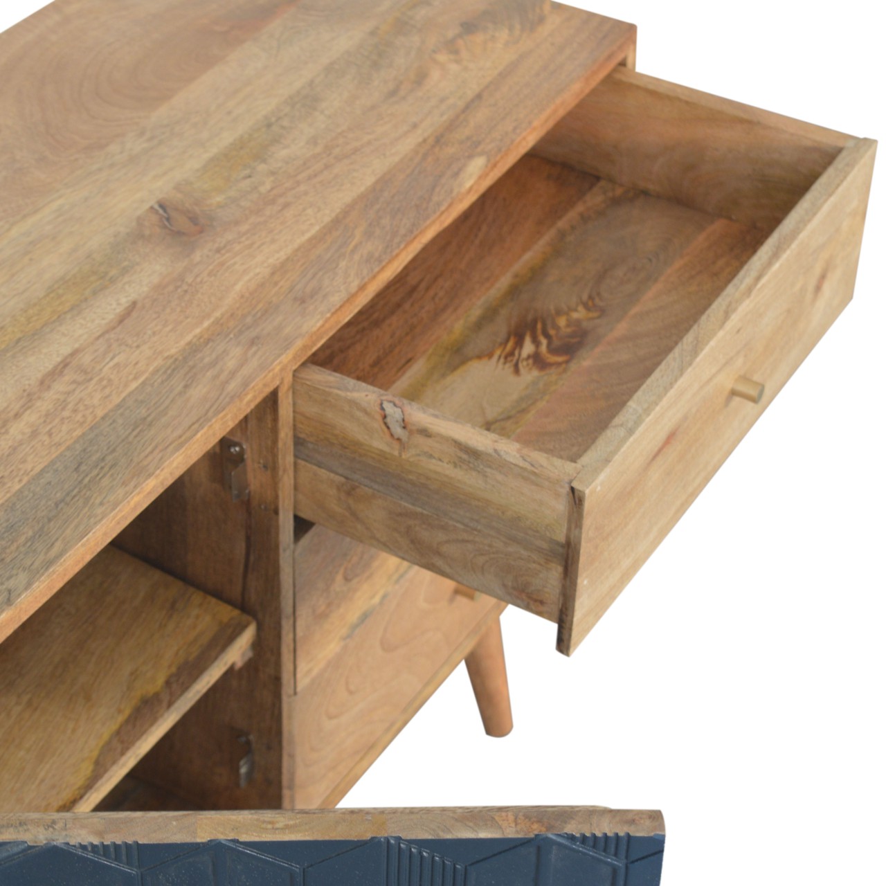 Acadia Black Cabinet with Drawers - Image 6