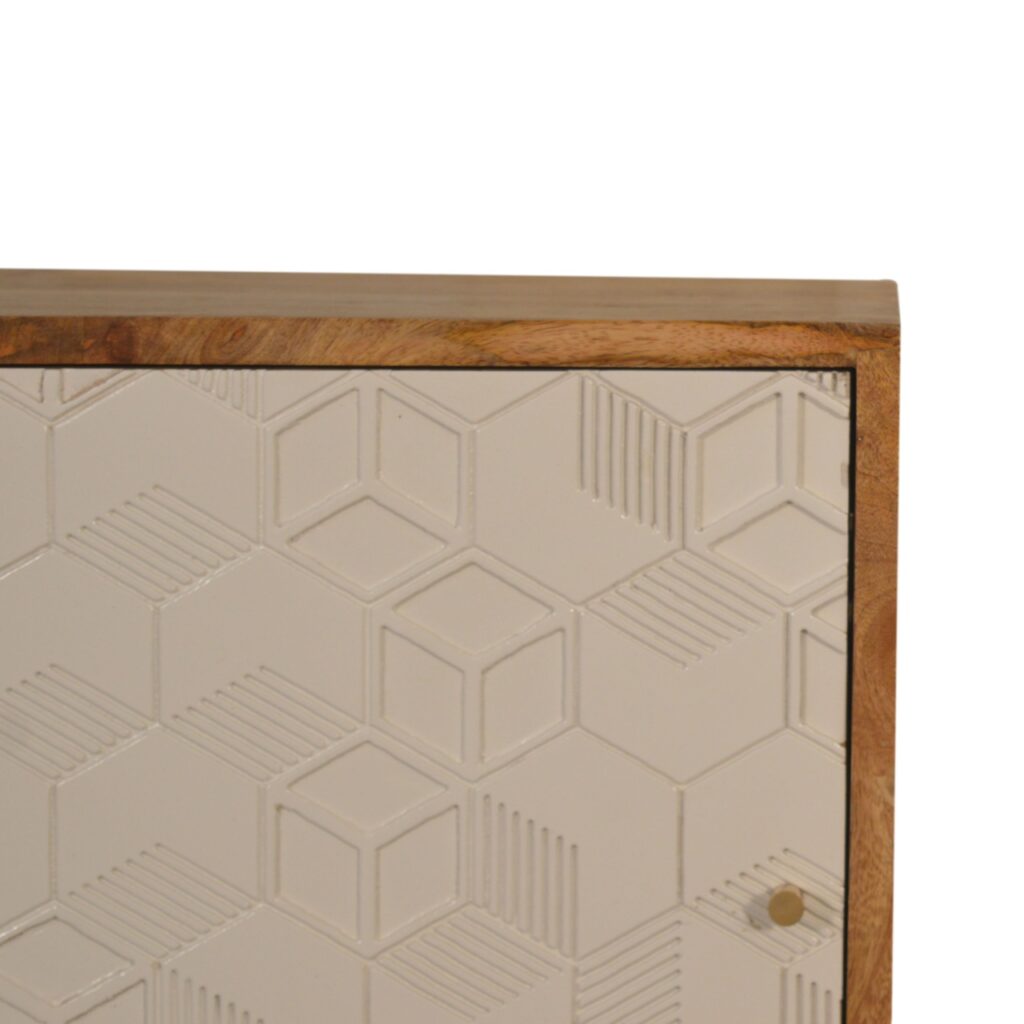 Acadia White Door Bedside - Image 4