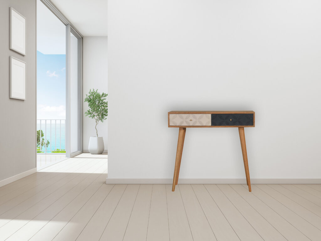 Milan Navy and White Console - Image 11
