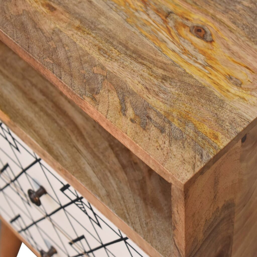 Triangle Print Open Bedside - Image 6