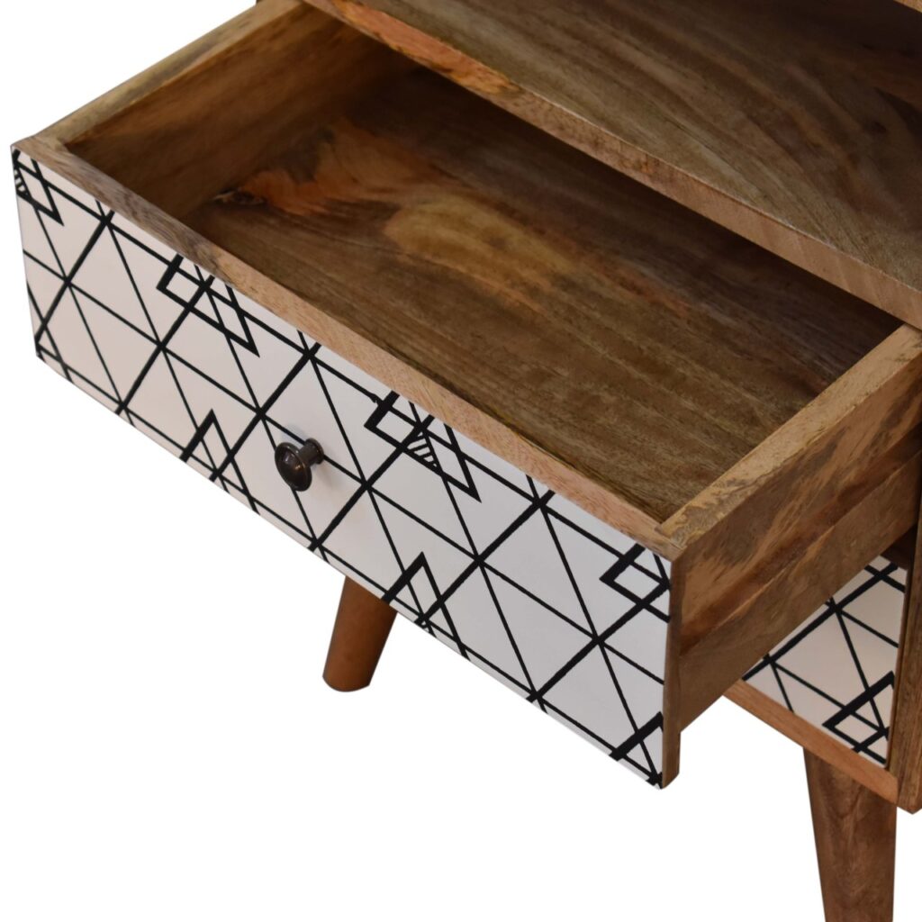 Triangle Print Open Bedside - Image 7
