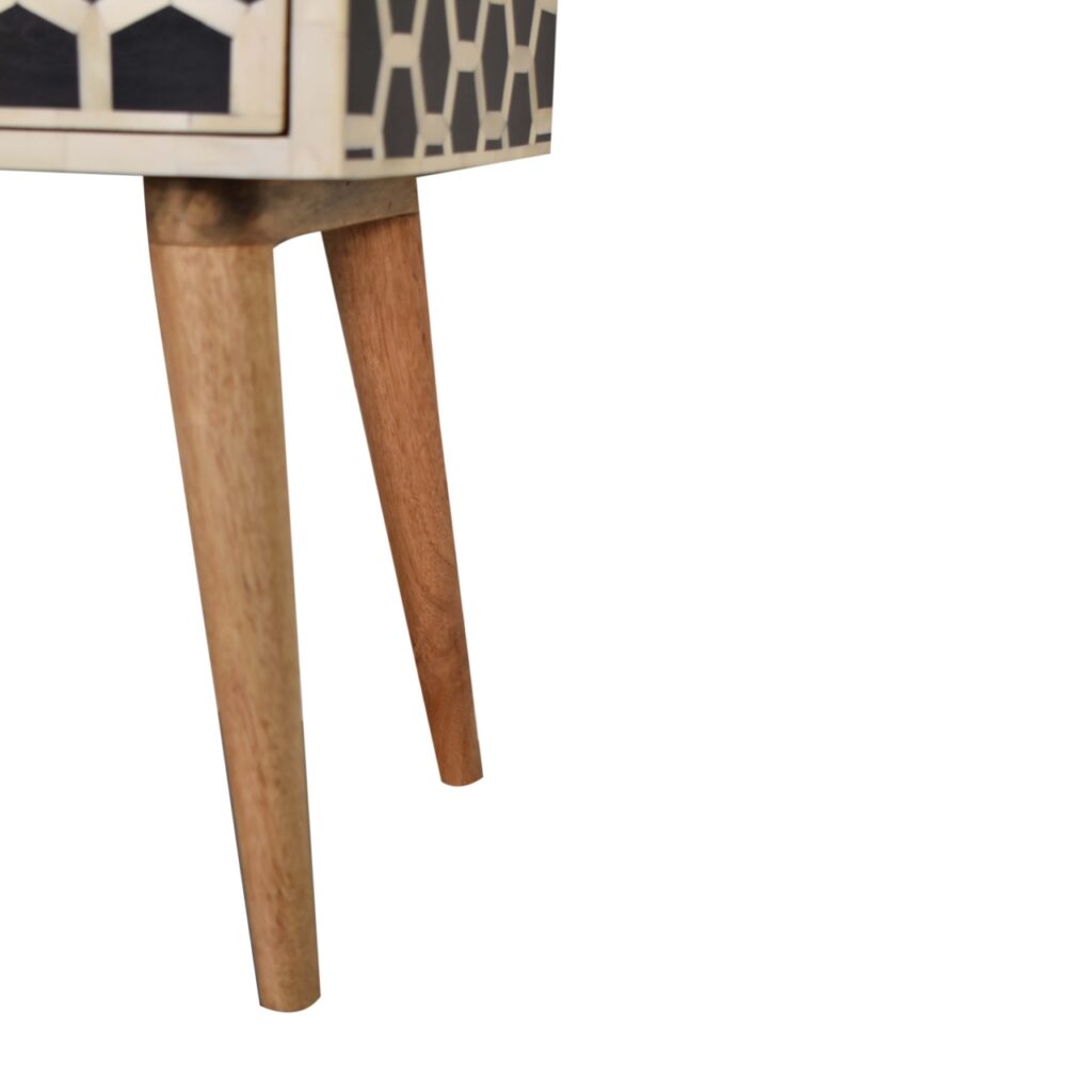 Honeycomb Bone Inlay Bedside - Image 8