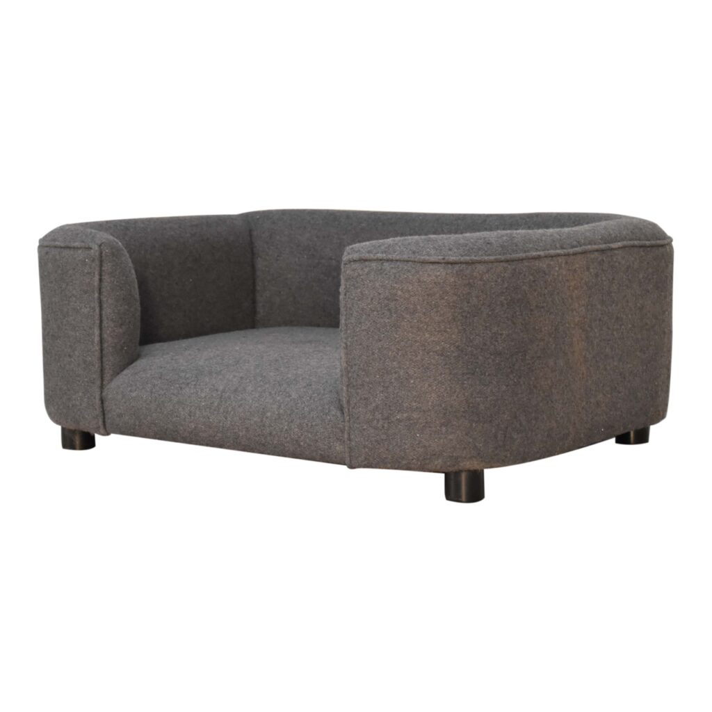 Battleship Tweed Pet Sofa Bed - Image 3