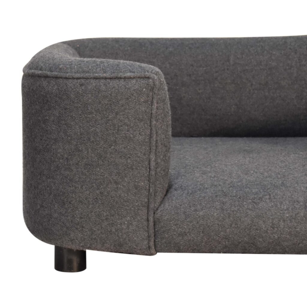 Battleship Tweed Pet Sofa Bed - Image 6