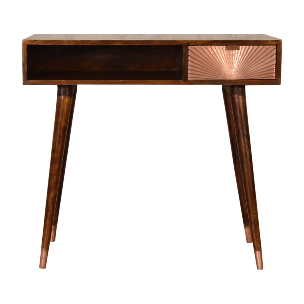 Chestnut Rounded Writing Desk - Image 11