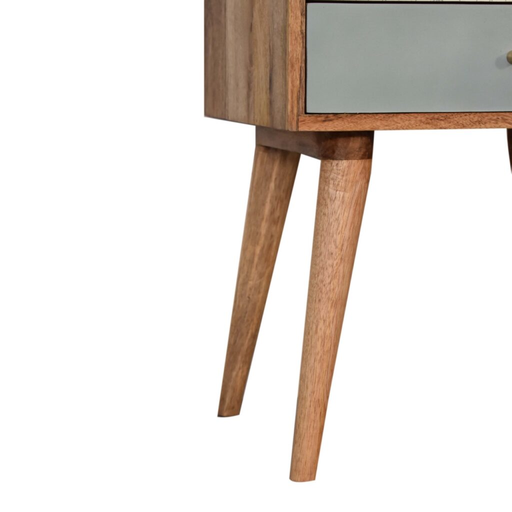 Green Patterned Bedside - Image 7