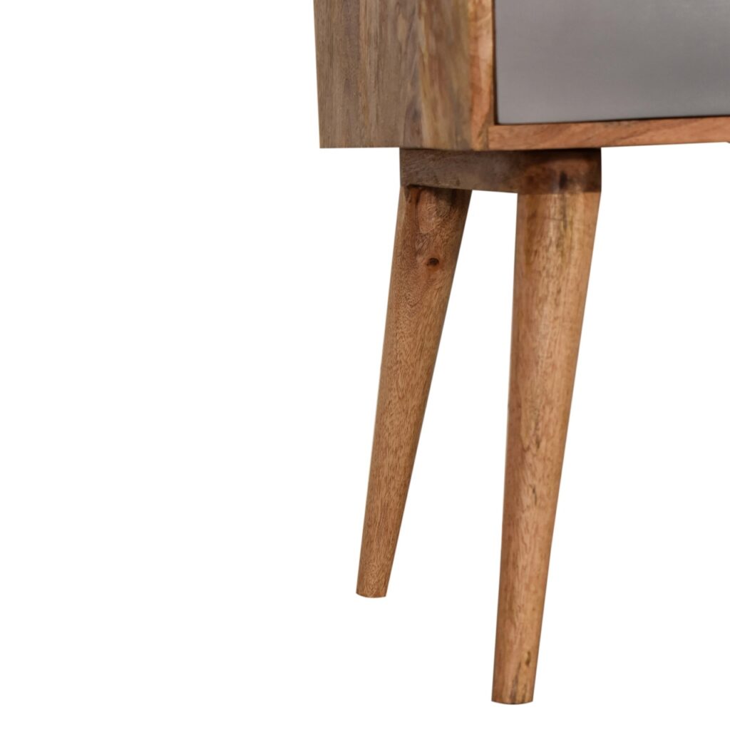 Grey Patterned Bedside - Image 8