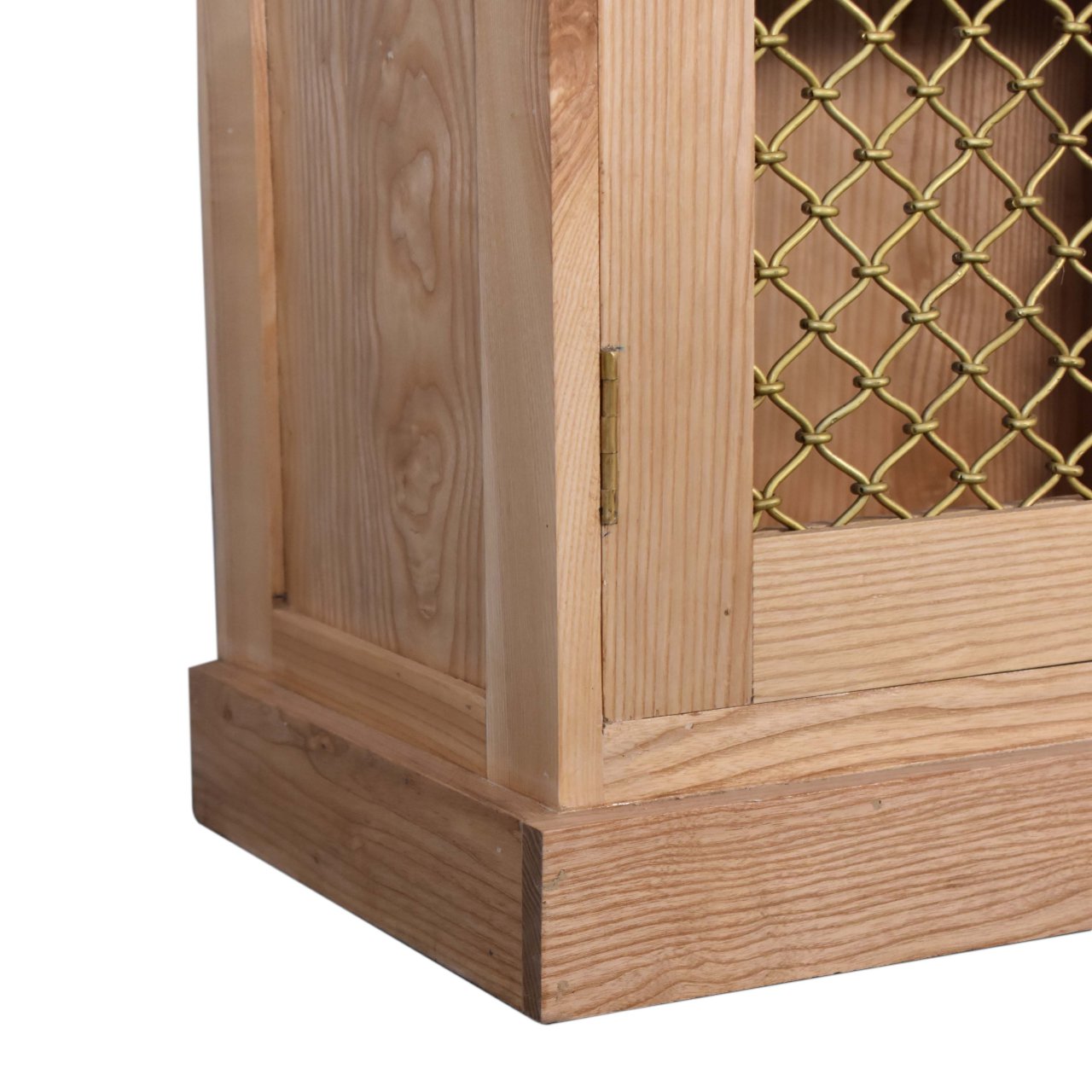 Caged Oak-ish Cabinet - Image 8