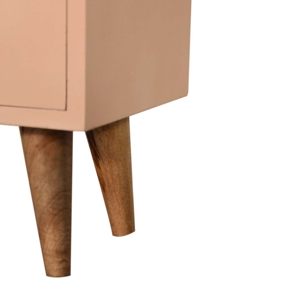 Blush Pink Hand Painted Bedside - Image 7