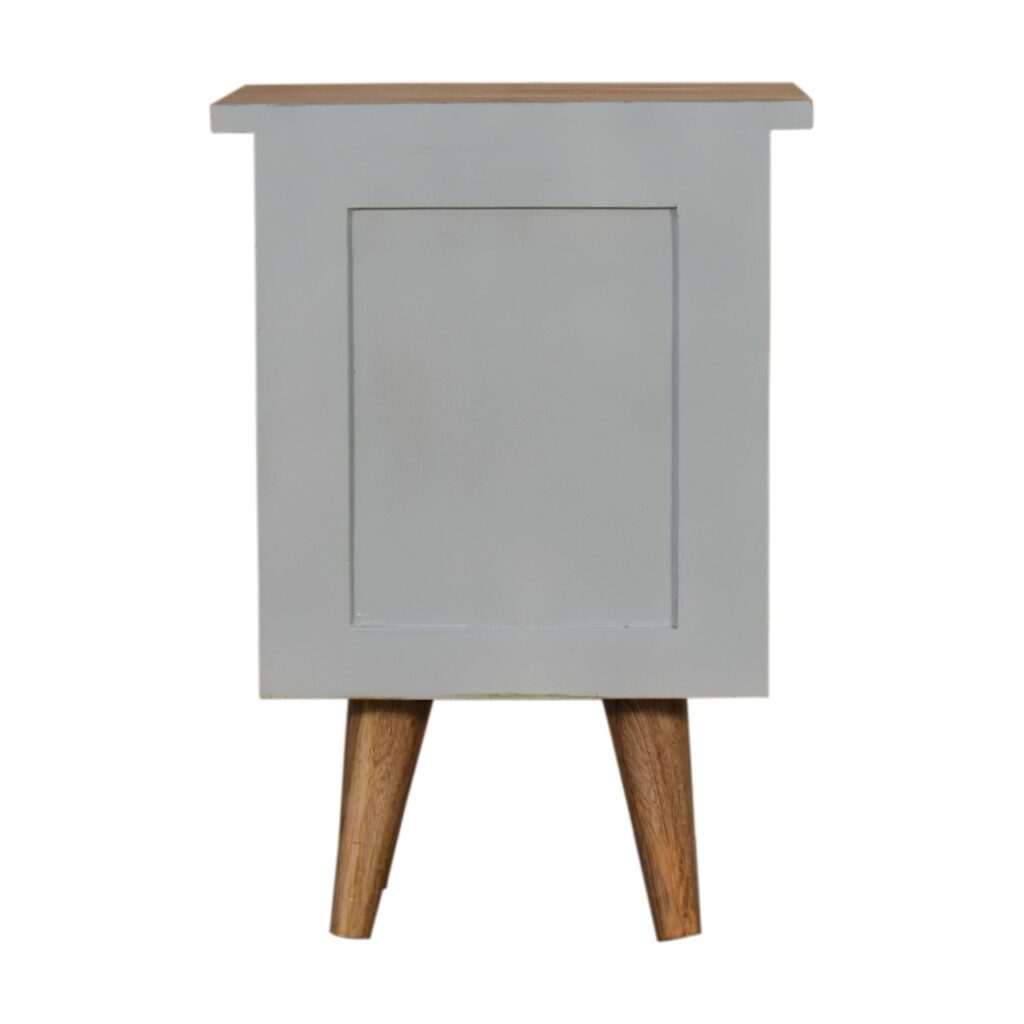 Sky Blue Hand Painted Bedside - Image 9