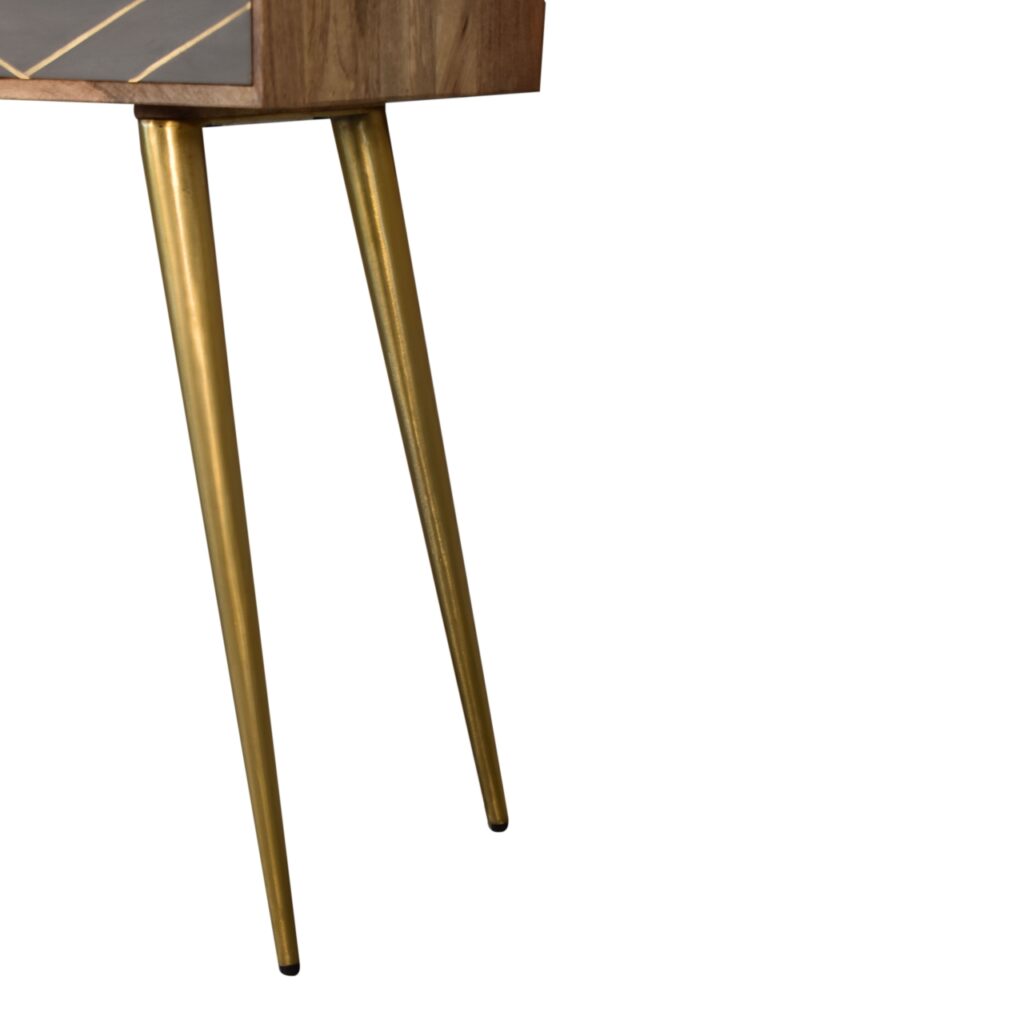 Cement Brass Cable Writing Desk - Image 7
