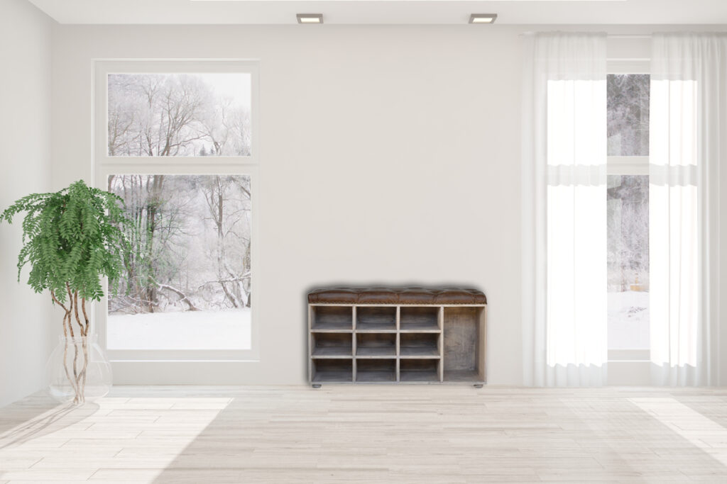 Stone Open Storage Bench - Image 12