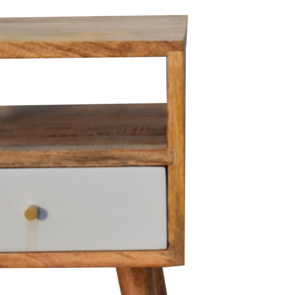 Mini Sky Blue Hand Painted Bedside - Image 5