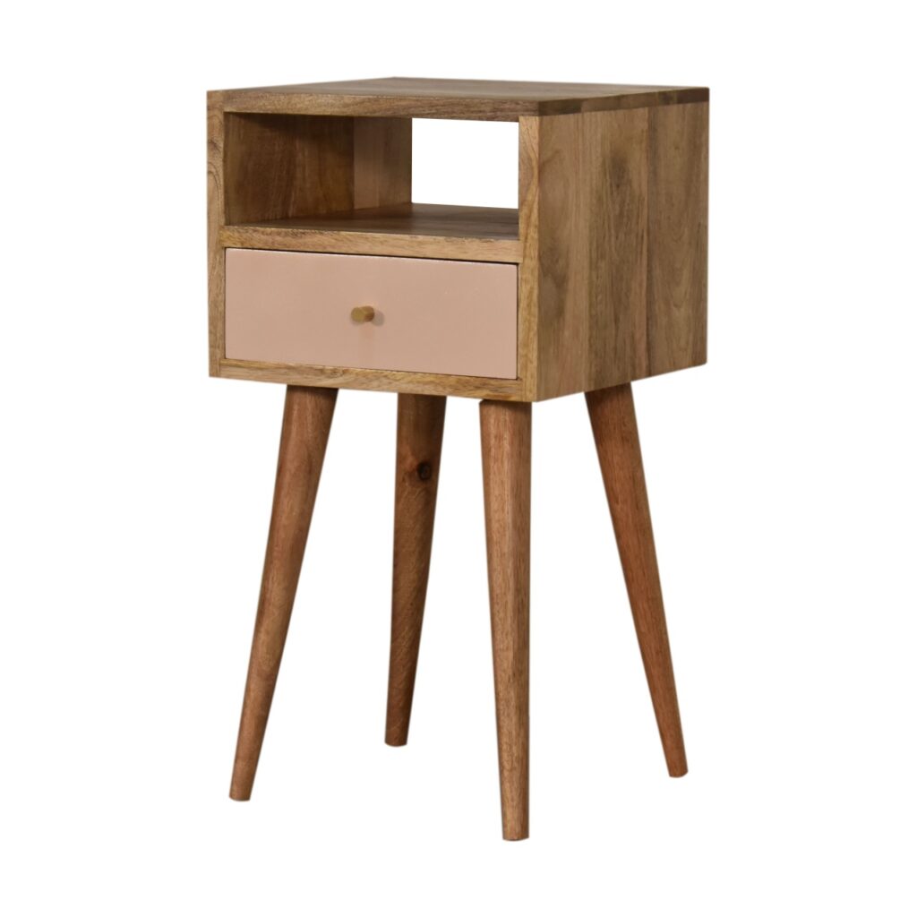 Mini Blush Hand Painted Bedside - Image 2