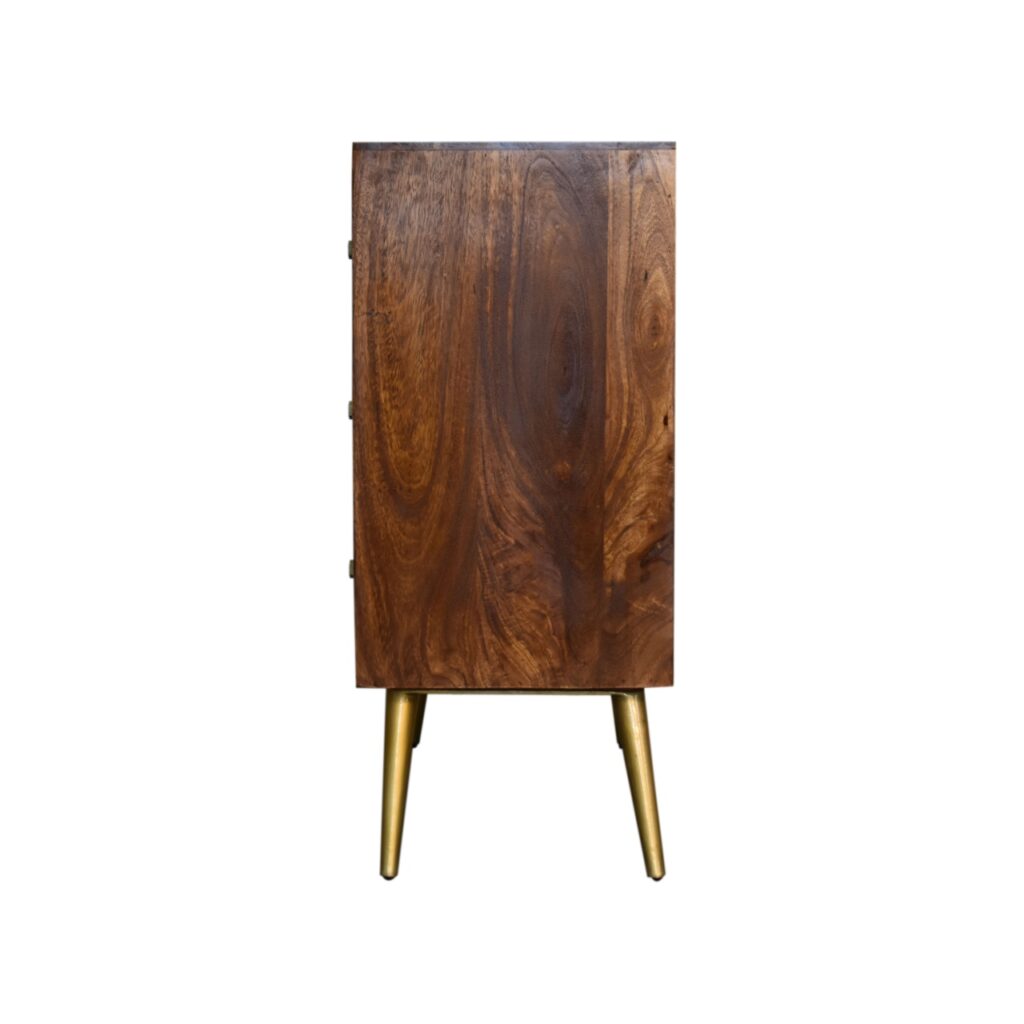 Chestnut Inlay Abstract Sideboard - Image 8