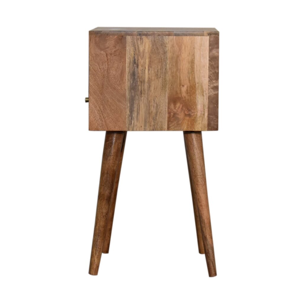 Mini Brick Red Hand Painted Bedside - Image 7