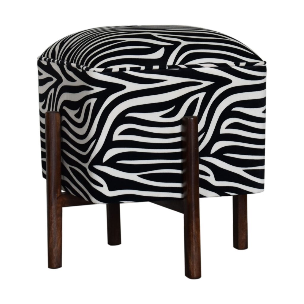 Zebra Footstool - Image 3