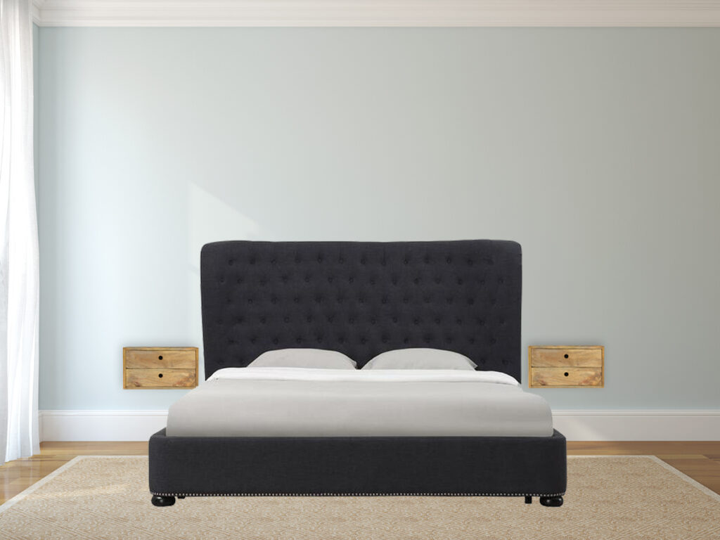 Oak-ish Wall Mounted Bedside - Image 11