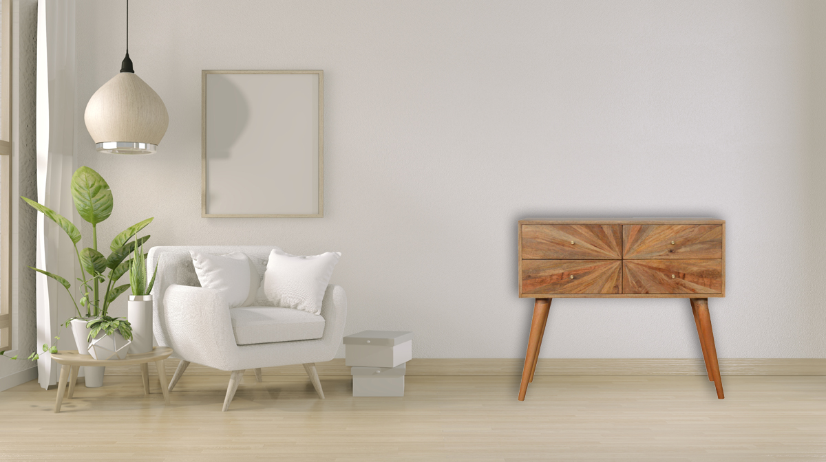 Sunrise Patterned Console Table - Image 11