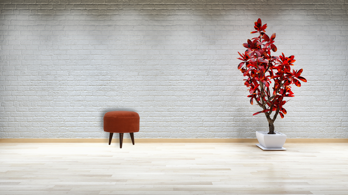 Brick Velvet Nordic Style Footstool - Image 8