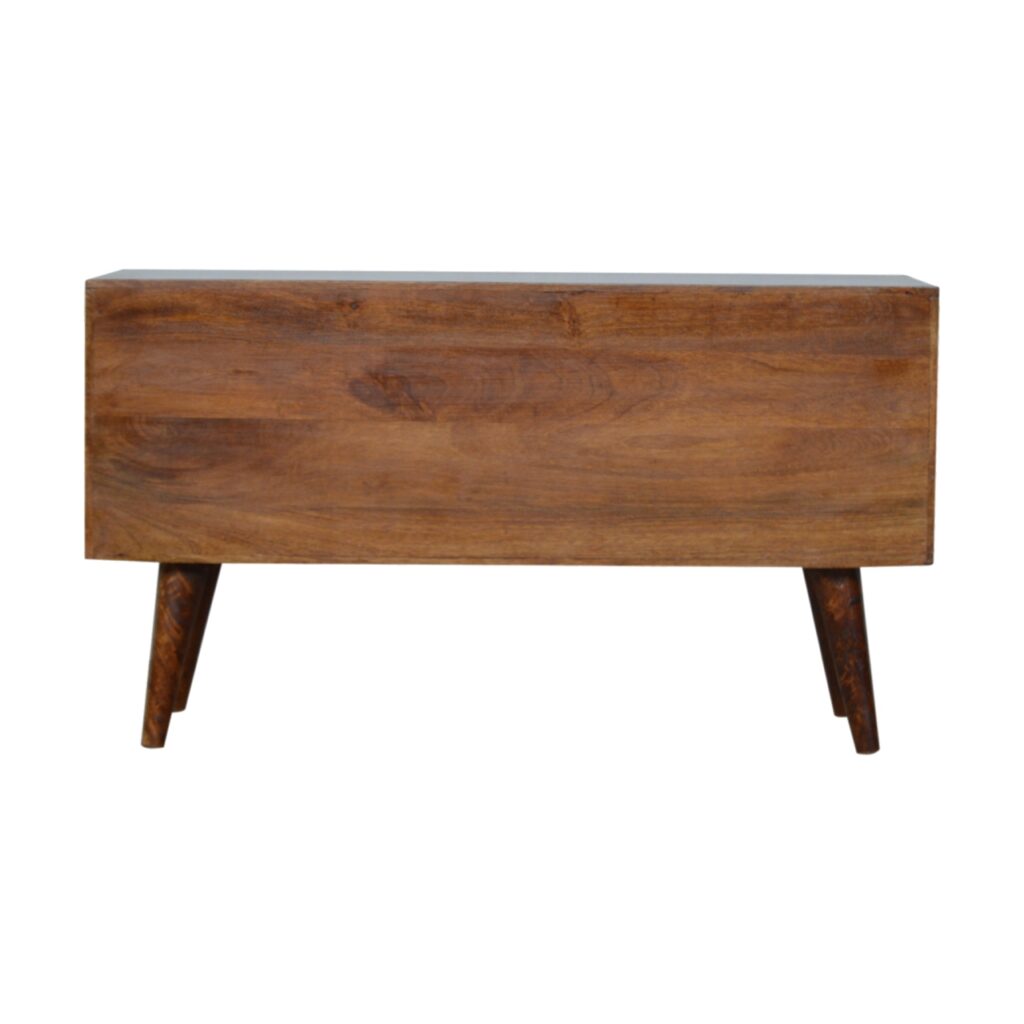 Chestnut Abstract Inlay Sideboard - Image 9