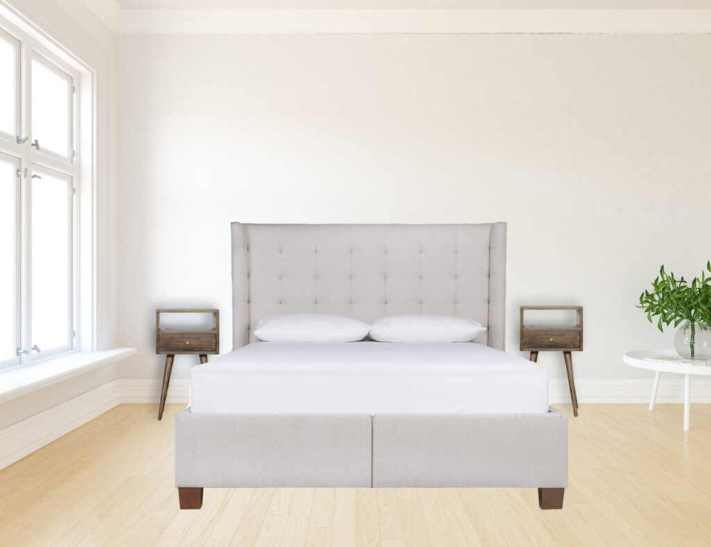 Mini Grey Washed Bedside - Image 9