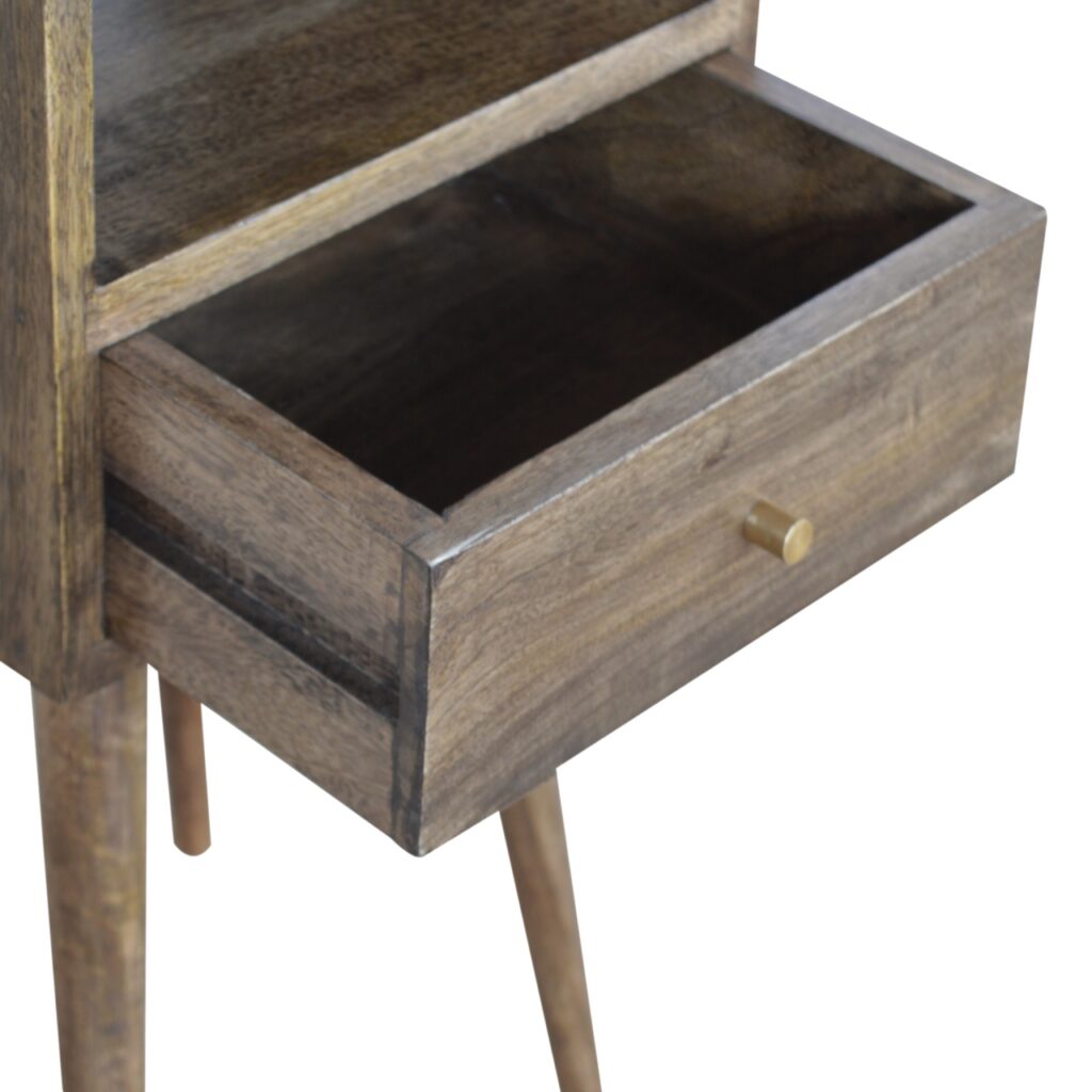 Mini Grey Washed Bedside - Image 4