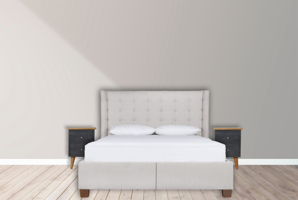 Charcoal Black Hand Painted Bedside - Image 12