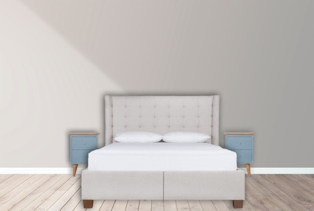 Blue Hand Painted Bedside - Image 12