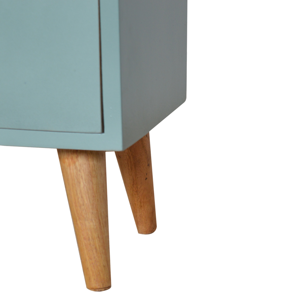 Green Hand Painted Bedside - Image 6