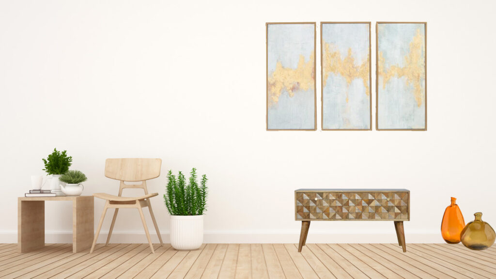 Oak-ish Diamond Bench - Image 11